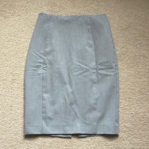 Pencil skirt in grayish blue